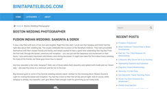 Desktop Screenshot of binitapatelblog.com